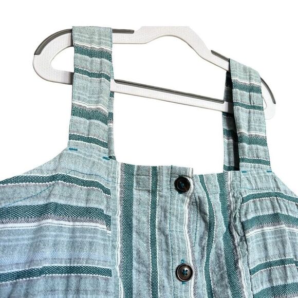 Womens Roxy Sweeter Sleeveless Striped Button Down Weekender Dress - Sz XS - Picture 5 of 6